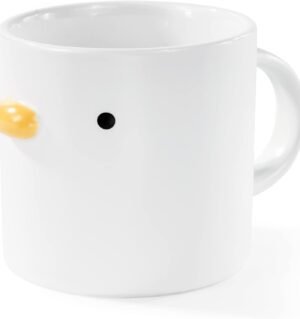 Coffee Mug 14oz Handcrafted Ceramic Duck Shaped Cute mugs with Artisanal Glaze,Funny Mugs,Gift for Coffee Lovers and Collectors