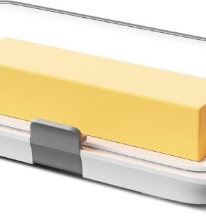 Butter Dish with Airtight Lid and Lock for 1 Stick Butter